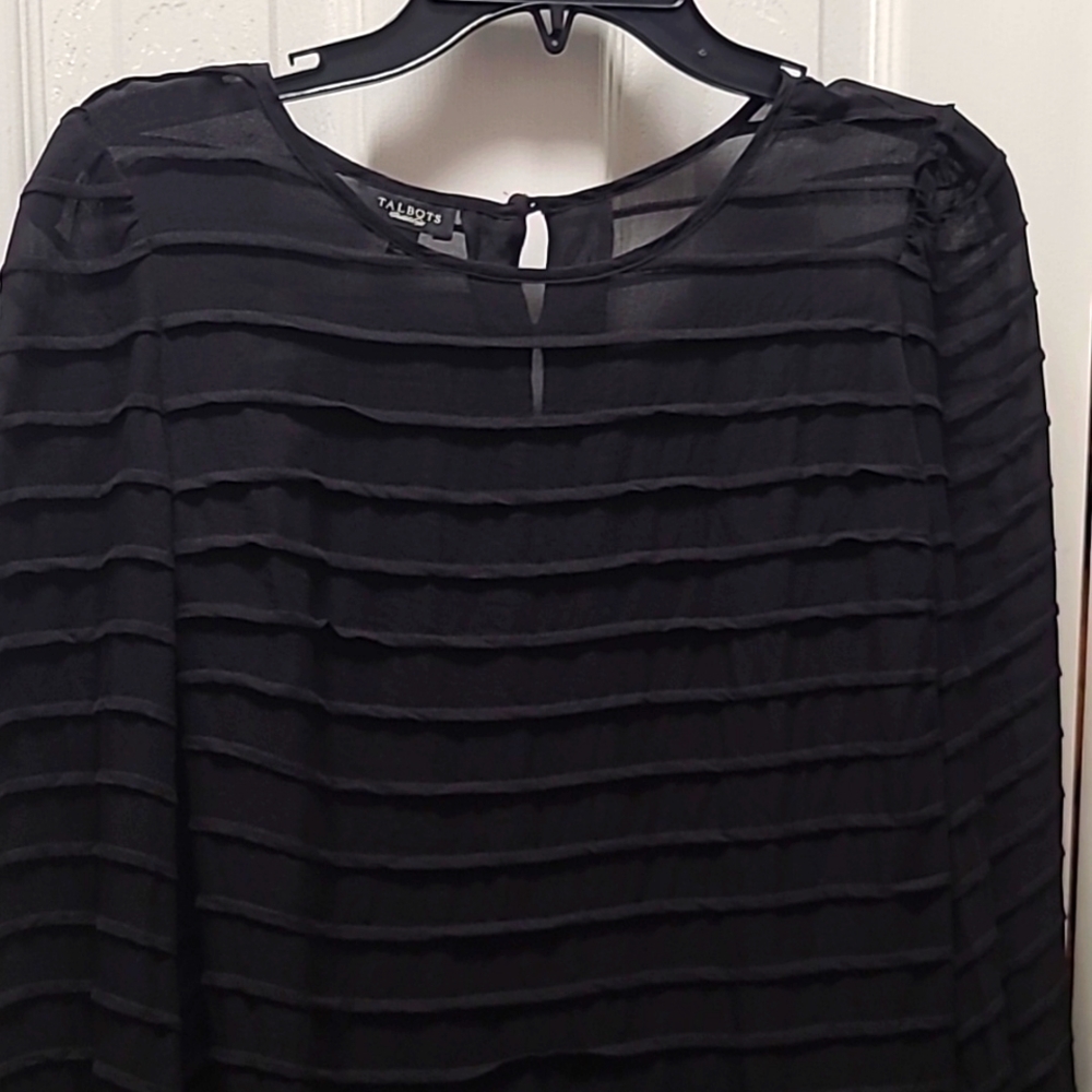 Talbot's Black blouse